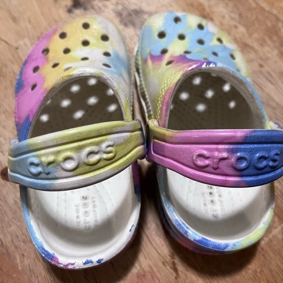 Tie Dye Toddler CROCS Clog - Picture 3 of 3